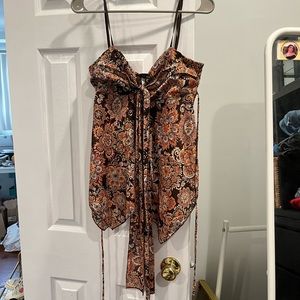 Y2K flowy floral fairy tank